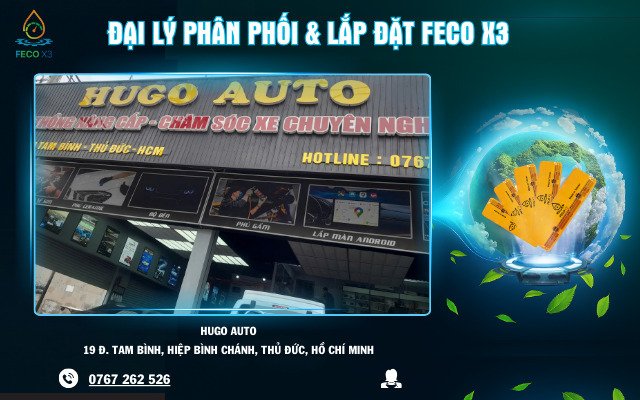 Hugo Auto – Đại lý phân phối & lắp đặt FECO X3