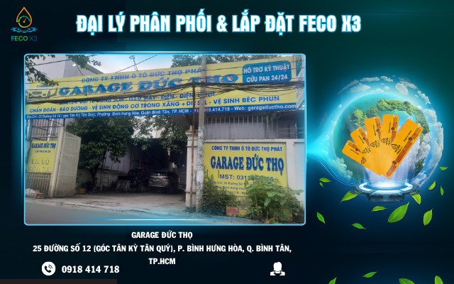 GARAGE ĐỨC THỌ – Đại lý phân phối & lắp đặt FECO X3