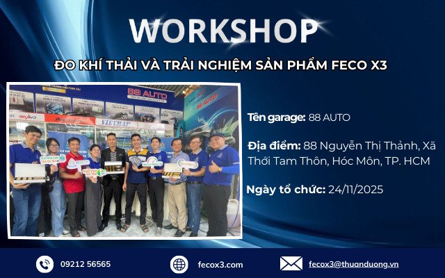Workshop at 88 AUTO – Hands-on Experience with the High-Tech FECO X3 Solution